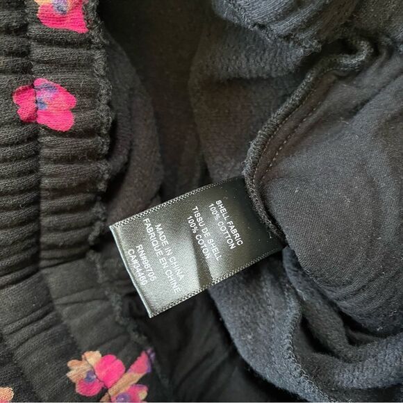 Rebecca Taylor Floriana Floral Wide Leg Sweatpants Small - Picture 7 of 11